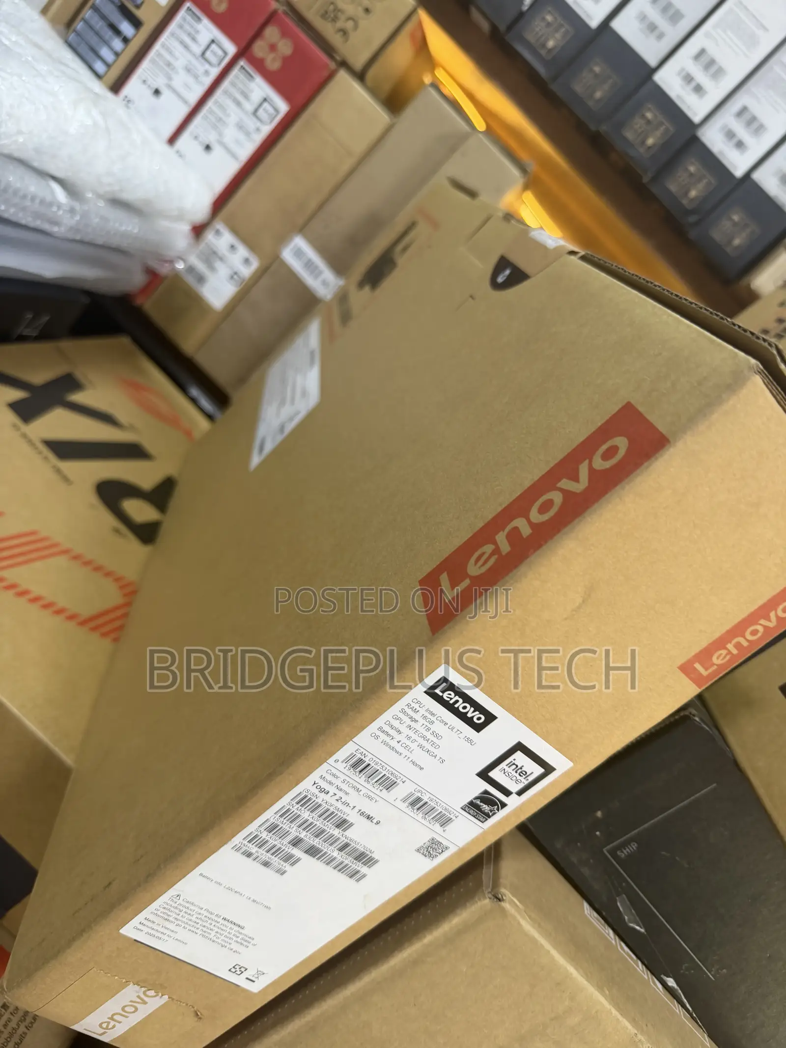 New Laptop Lenovo Yoga 7i 16GB Intel Core Ultra 7 SSD 1T