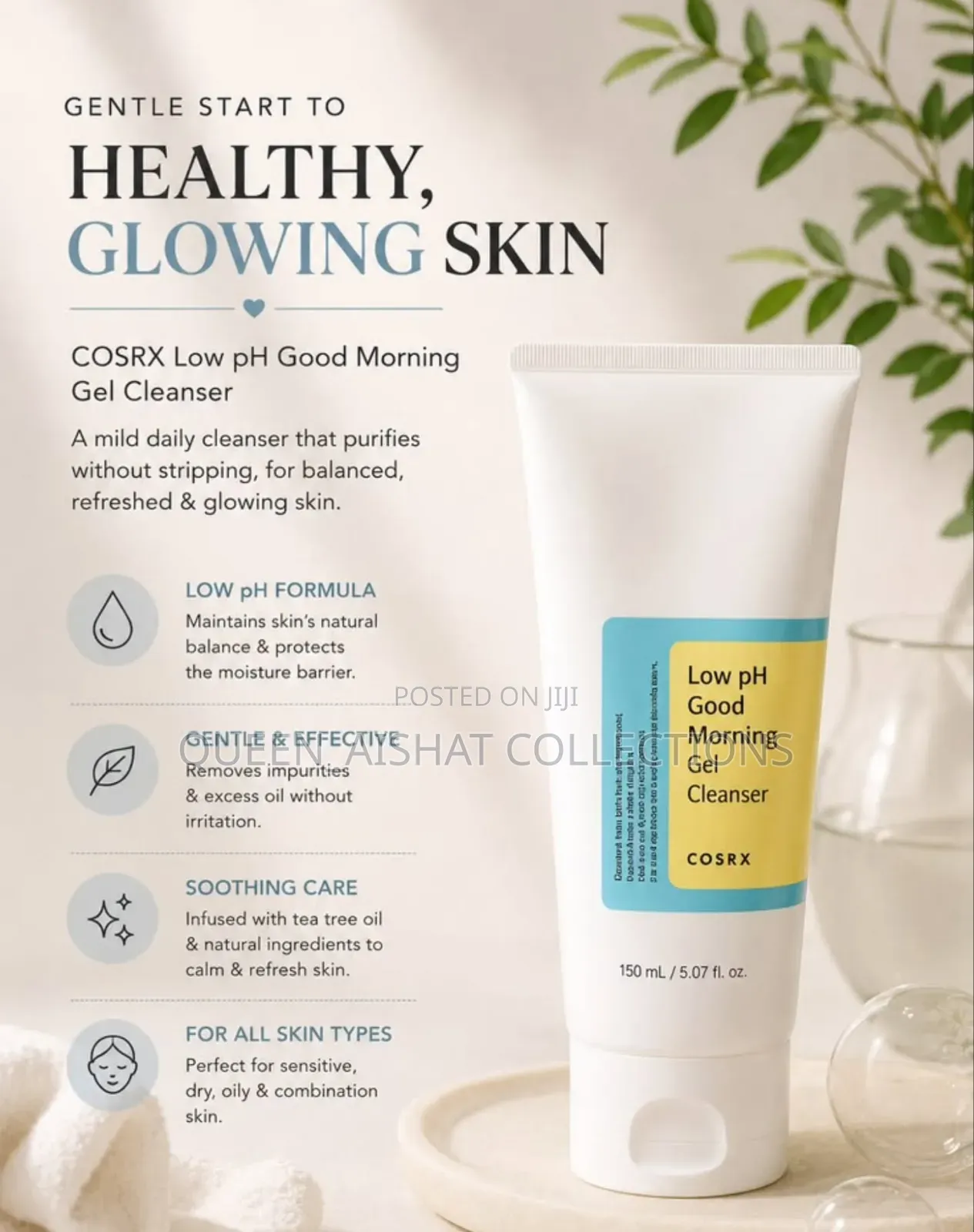 Cosrx Low pH Good Morning Gel Cleanser