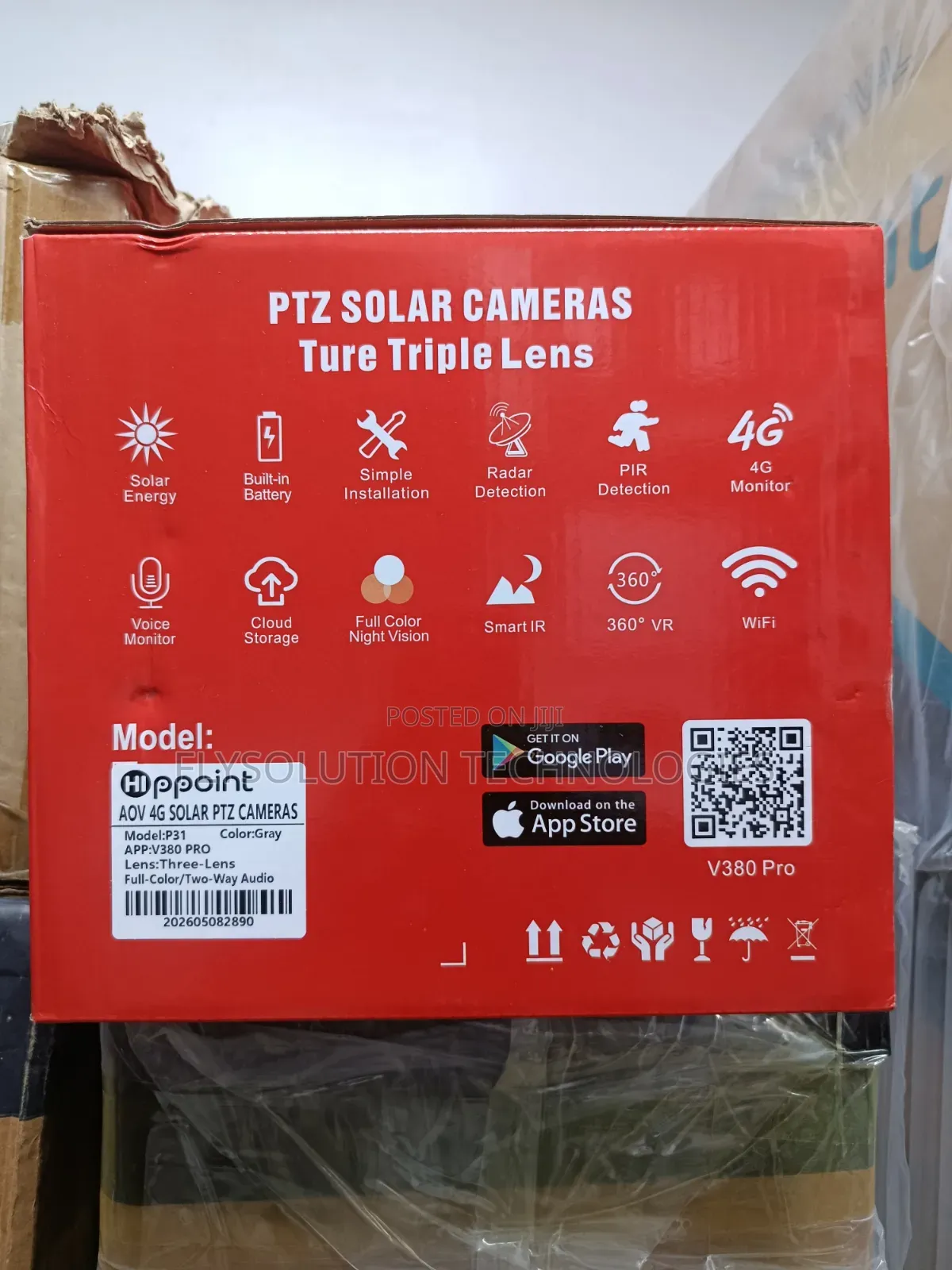 T31 Ultra HD Triple Lens 4G Solar PTZ Camera