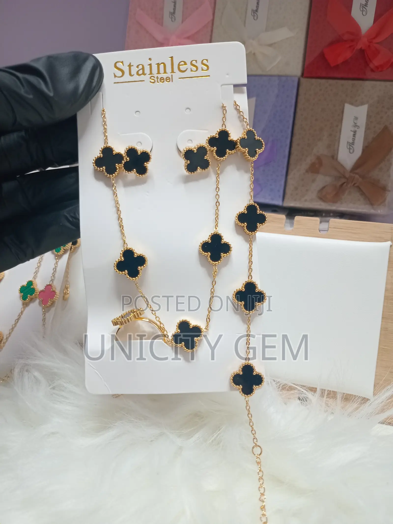 Luxury Stainless Steel Jewelry Set – Elegant Classy