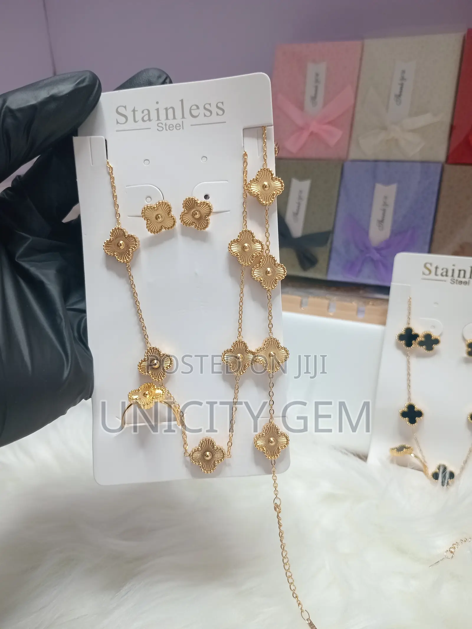 Luxury Stainless Steel Jewelry Set – Elegant Classy