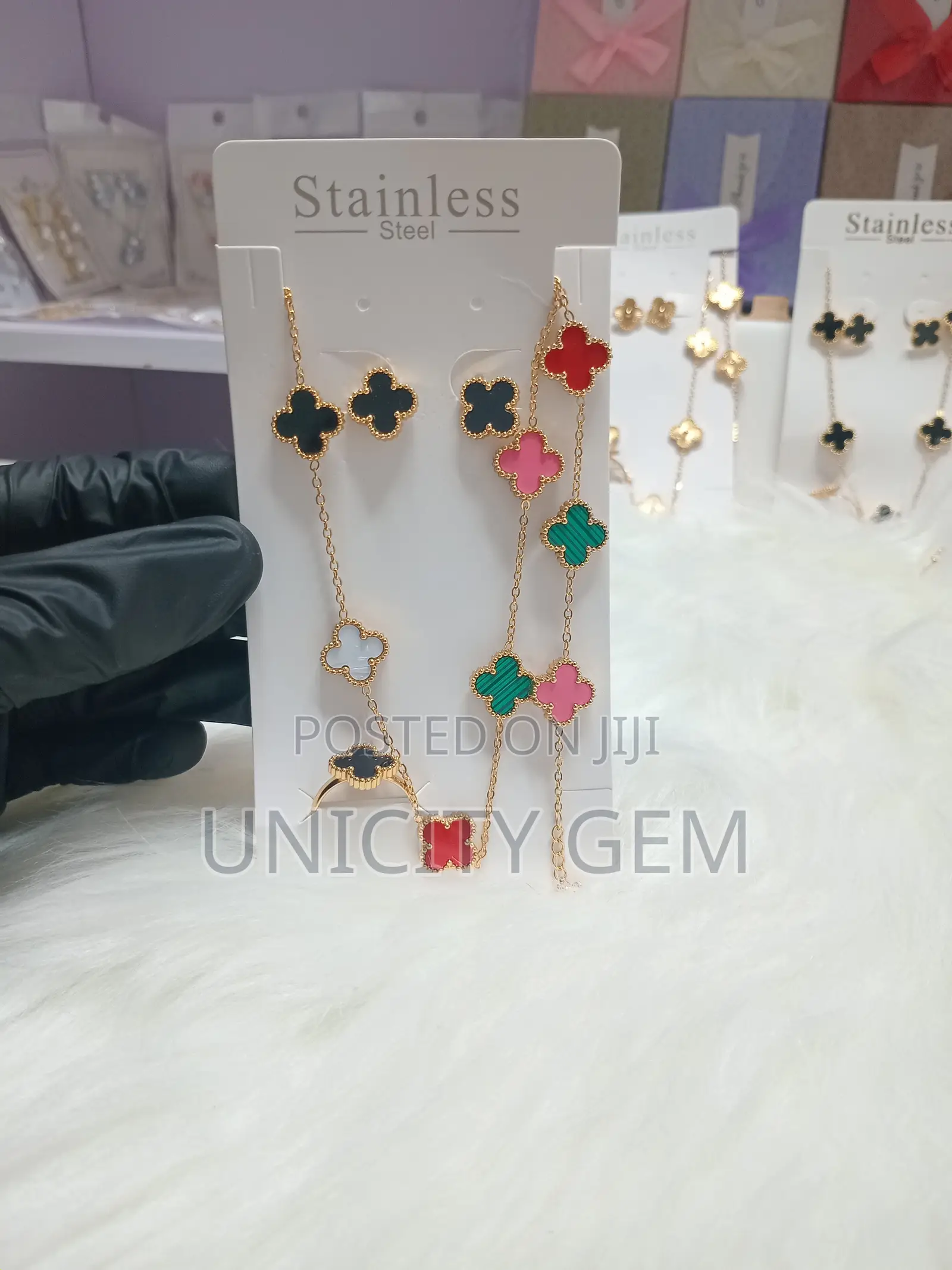 Luxury Stainless Steel Jewelry Set – Elegant Classy
