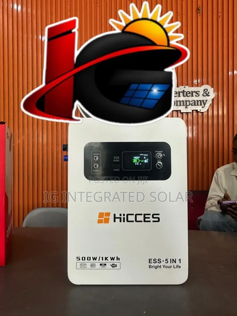 500w Solar Generator With 1kwh Lithium Battery