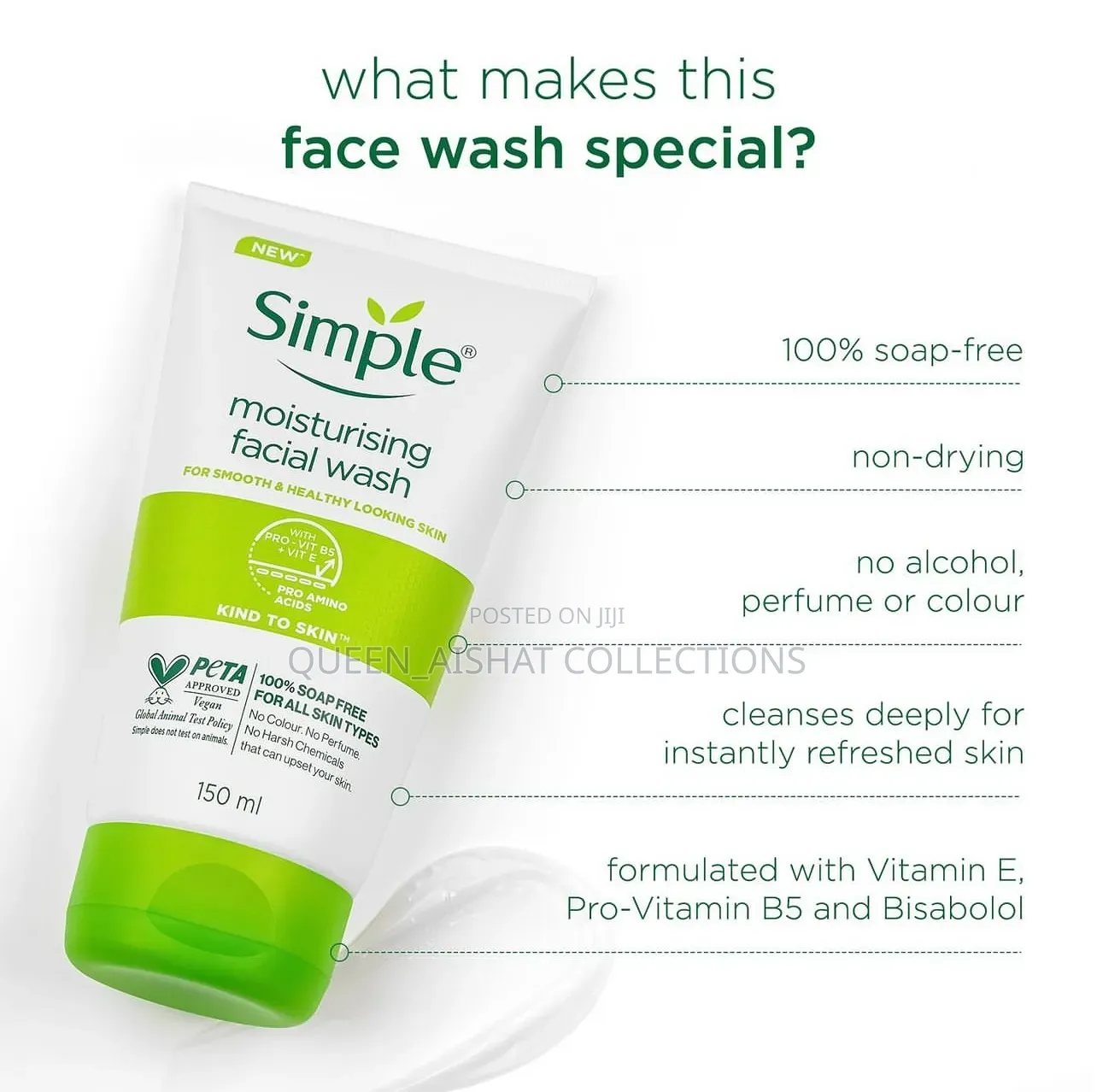 Simple Moisturising Facial Wash