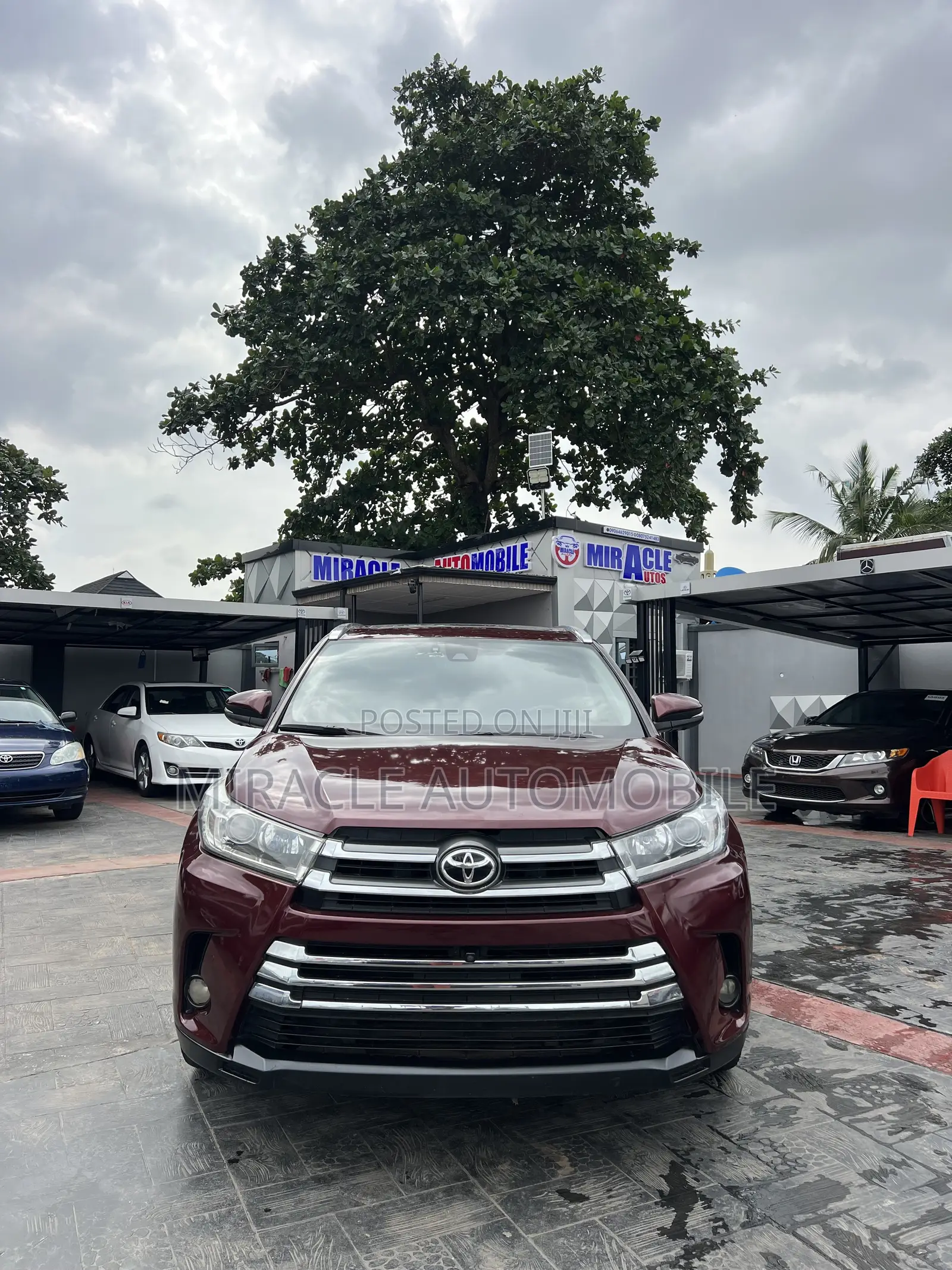 Toyota Highlander Limited Platinum 4x4 V6 (3.5L 6cyl 8A) 2018 Burgundy