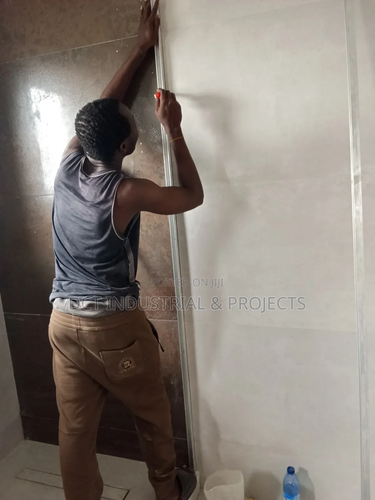 Beautiful Shower Glass Cubicle Installation