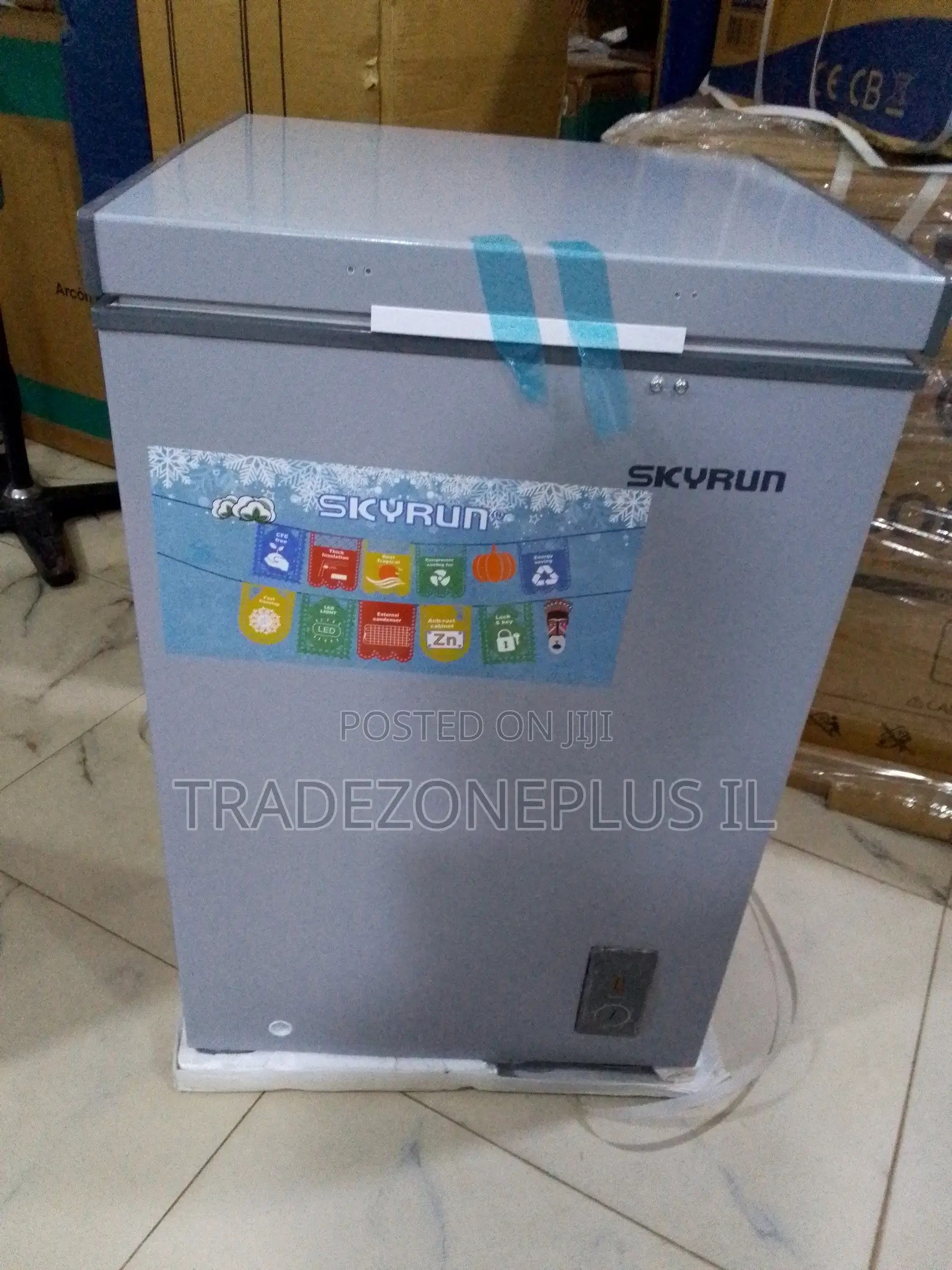 Skyrun 90A Chest Freezer – Powerful Cooling Performance