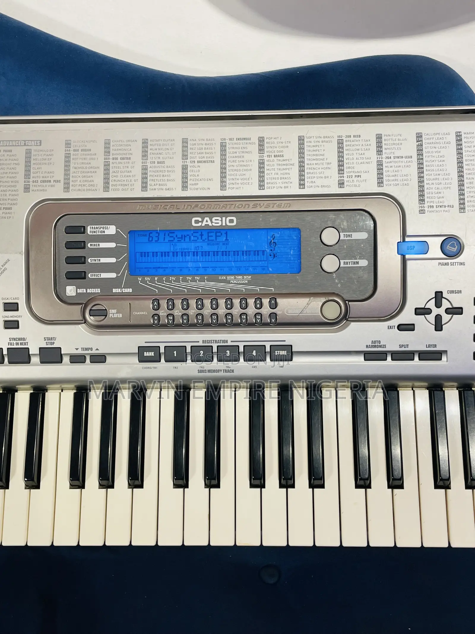 Casio 6 Octaves WK 3500 Professional Keyboard MIS- 76 Keys