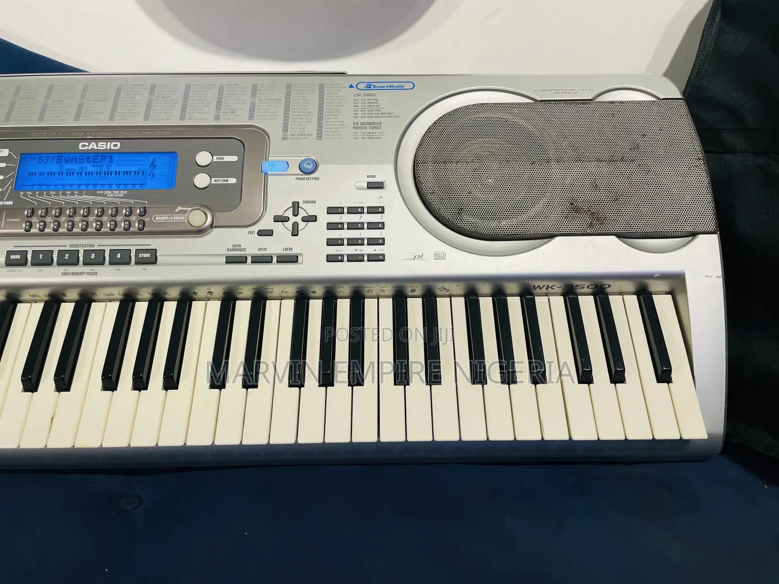 Casio 6 Octaves WK 3500 Professional Keyboard MIS- 76 Keys
