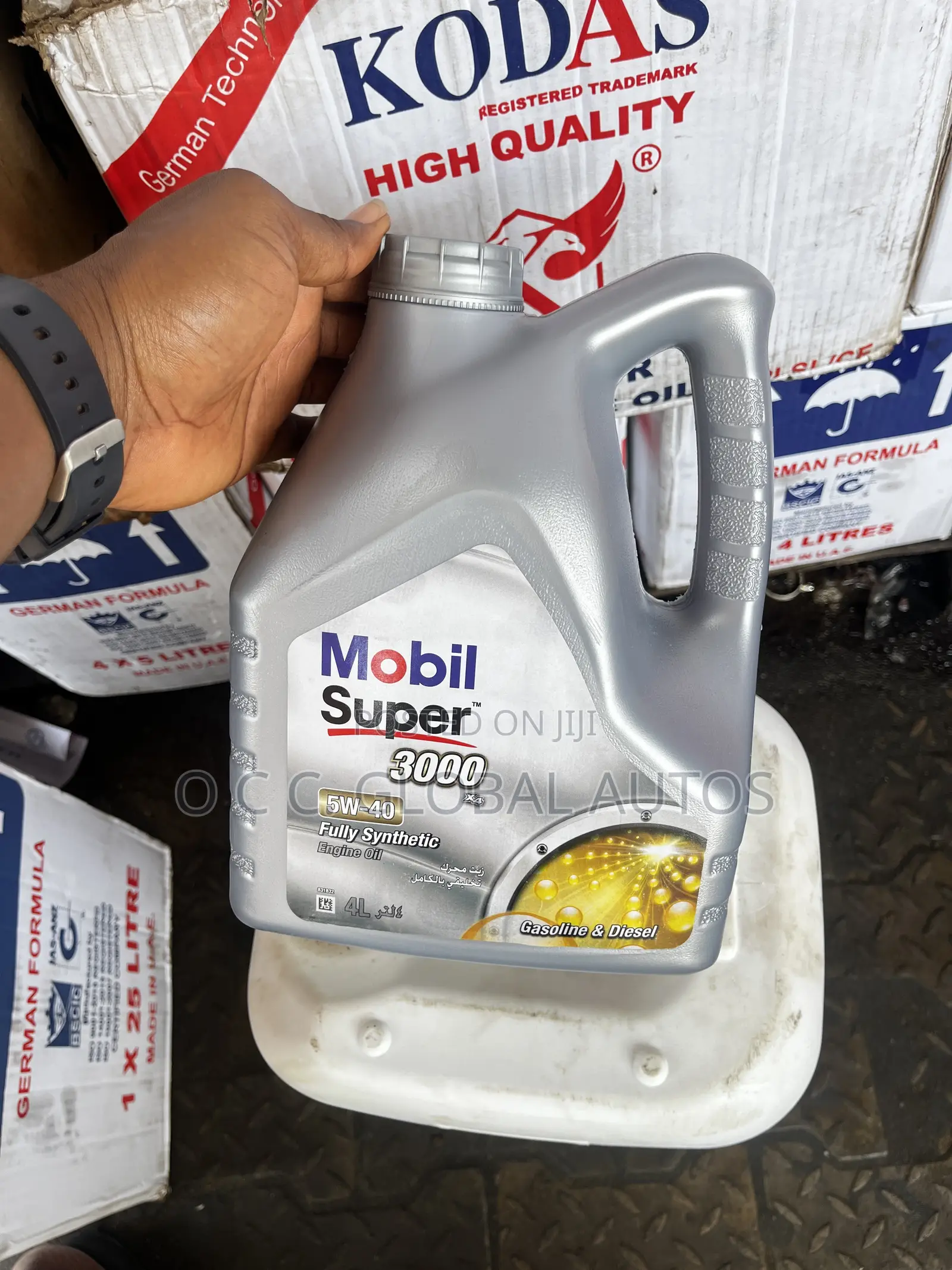 Original Mobile Engine Oil Super 3000 5w-40 Fully Synthetic 4L