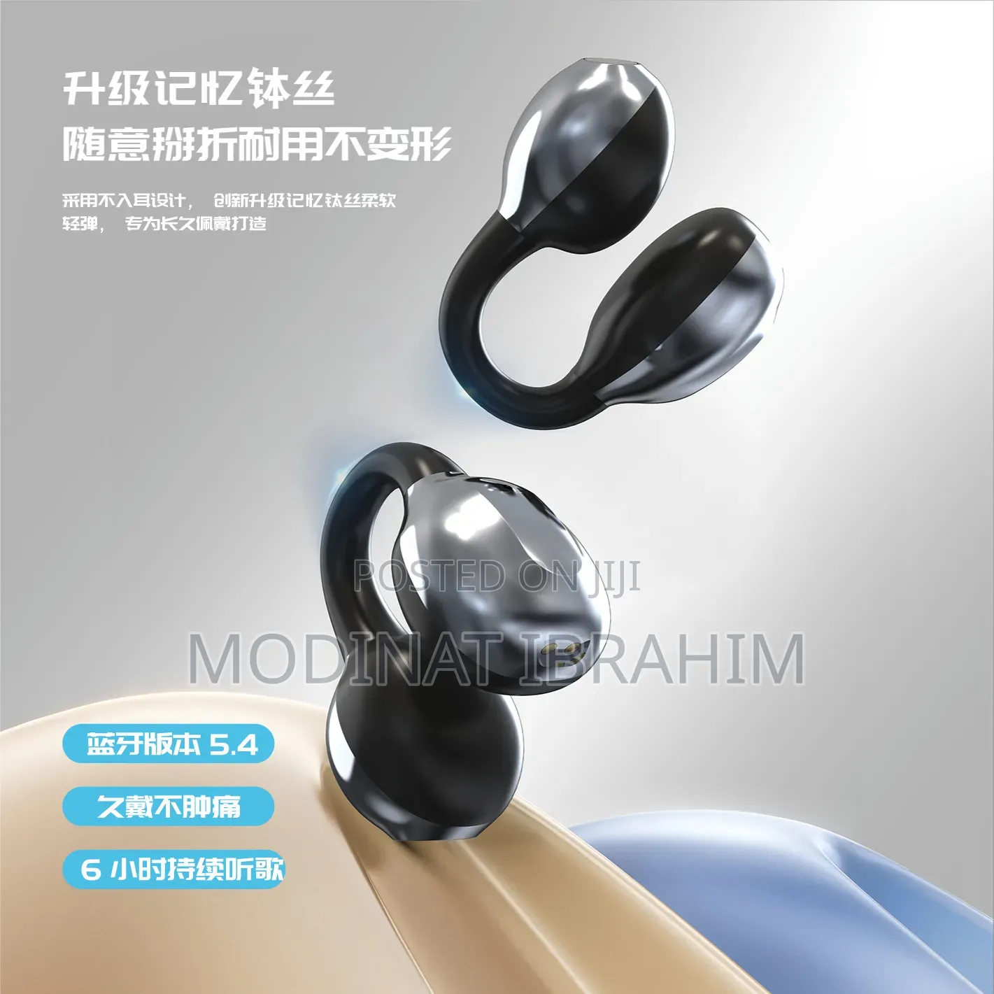 Ows Ear Clip Bluetooth Headset, Quality Sound, Super Long Battery Life