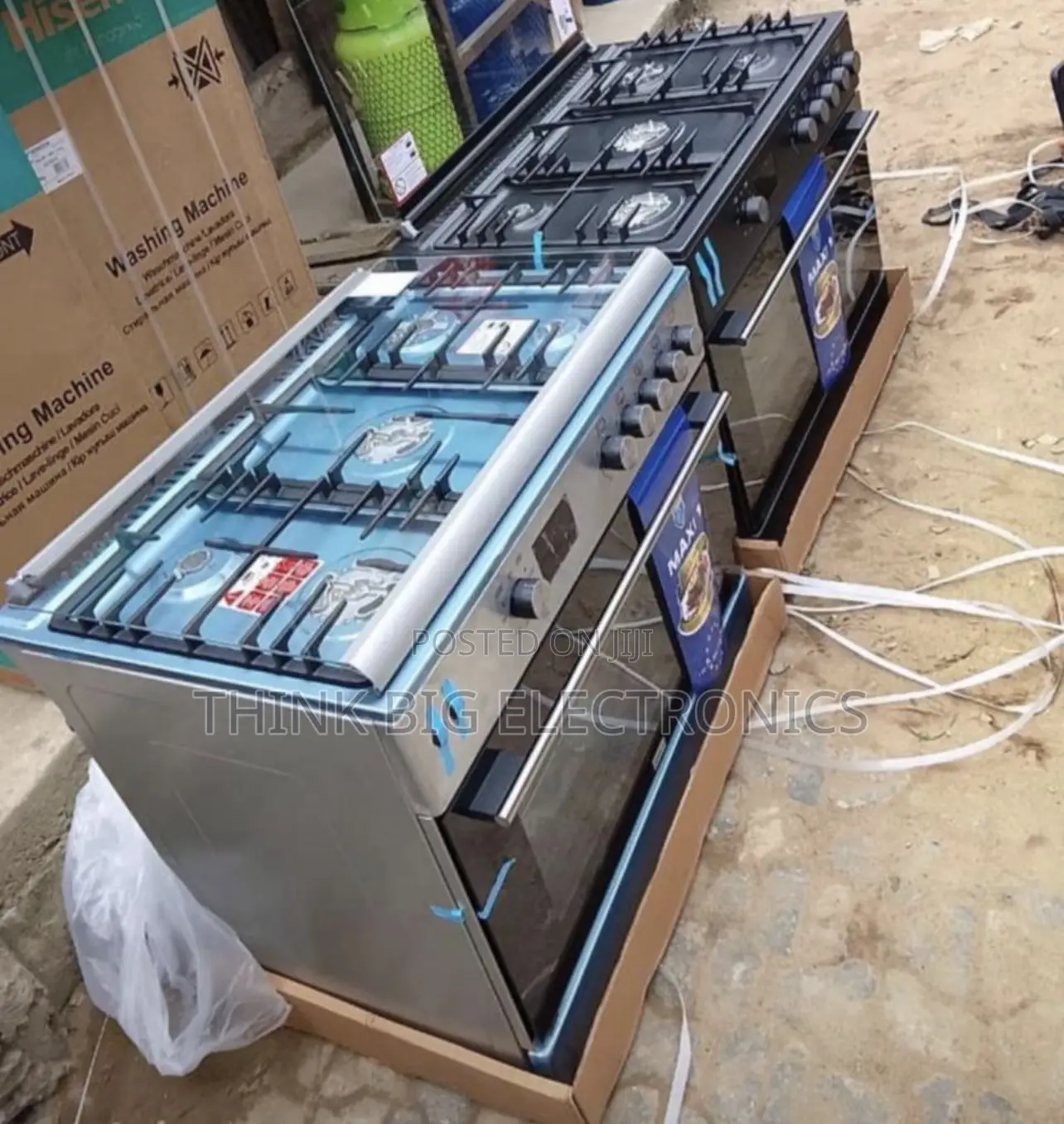 Brand New Maxi 5-Burner Gas Cooker (60×90 Cm)