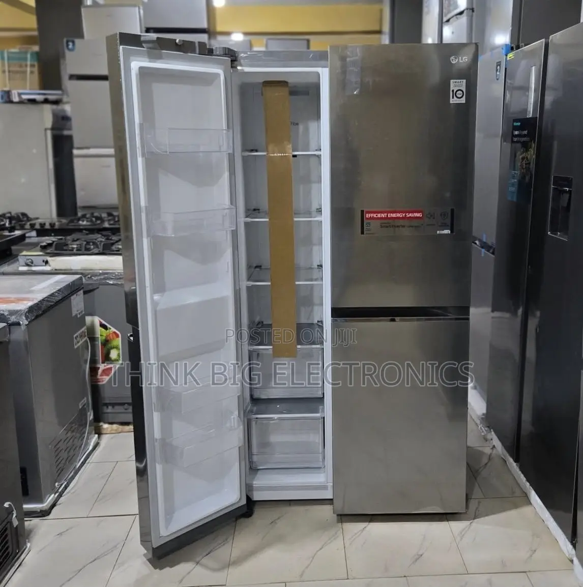 694l LG Smar Inverter Side by Side Refrigerator