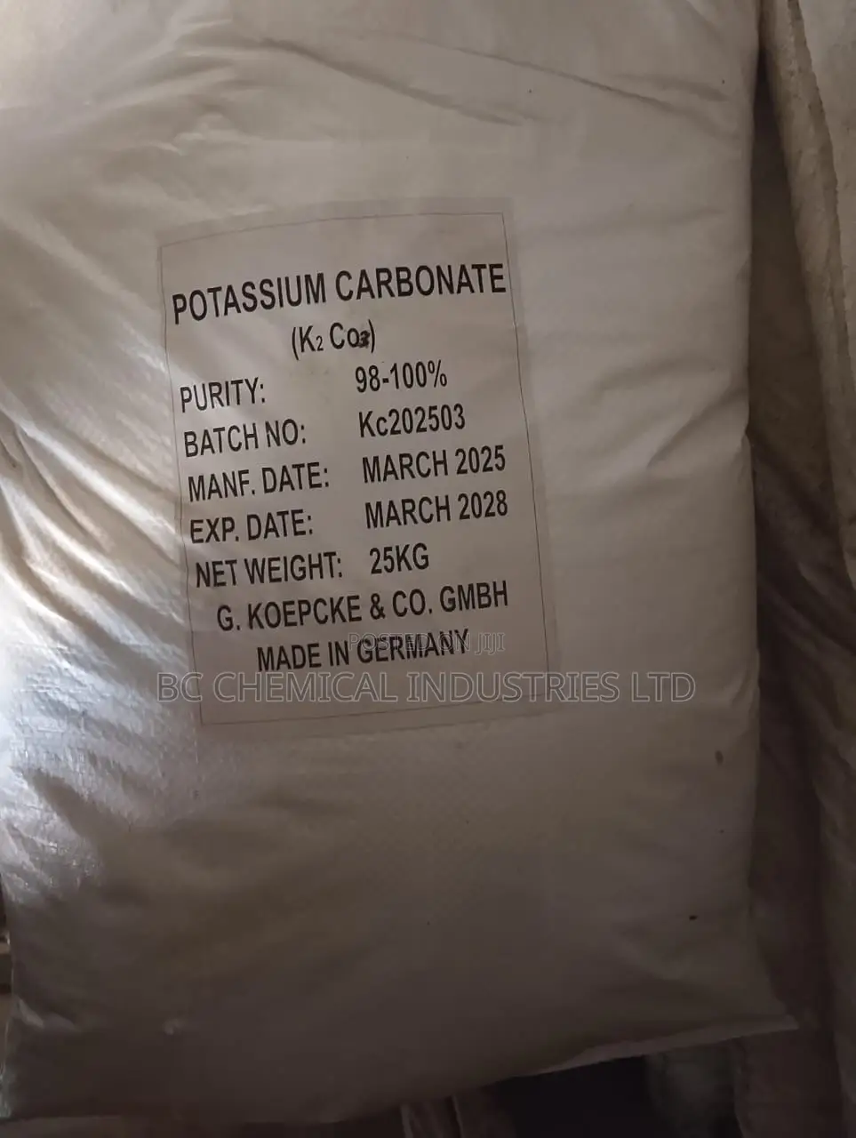 Potassium Carbonate,Food Grade