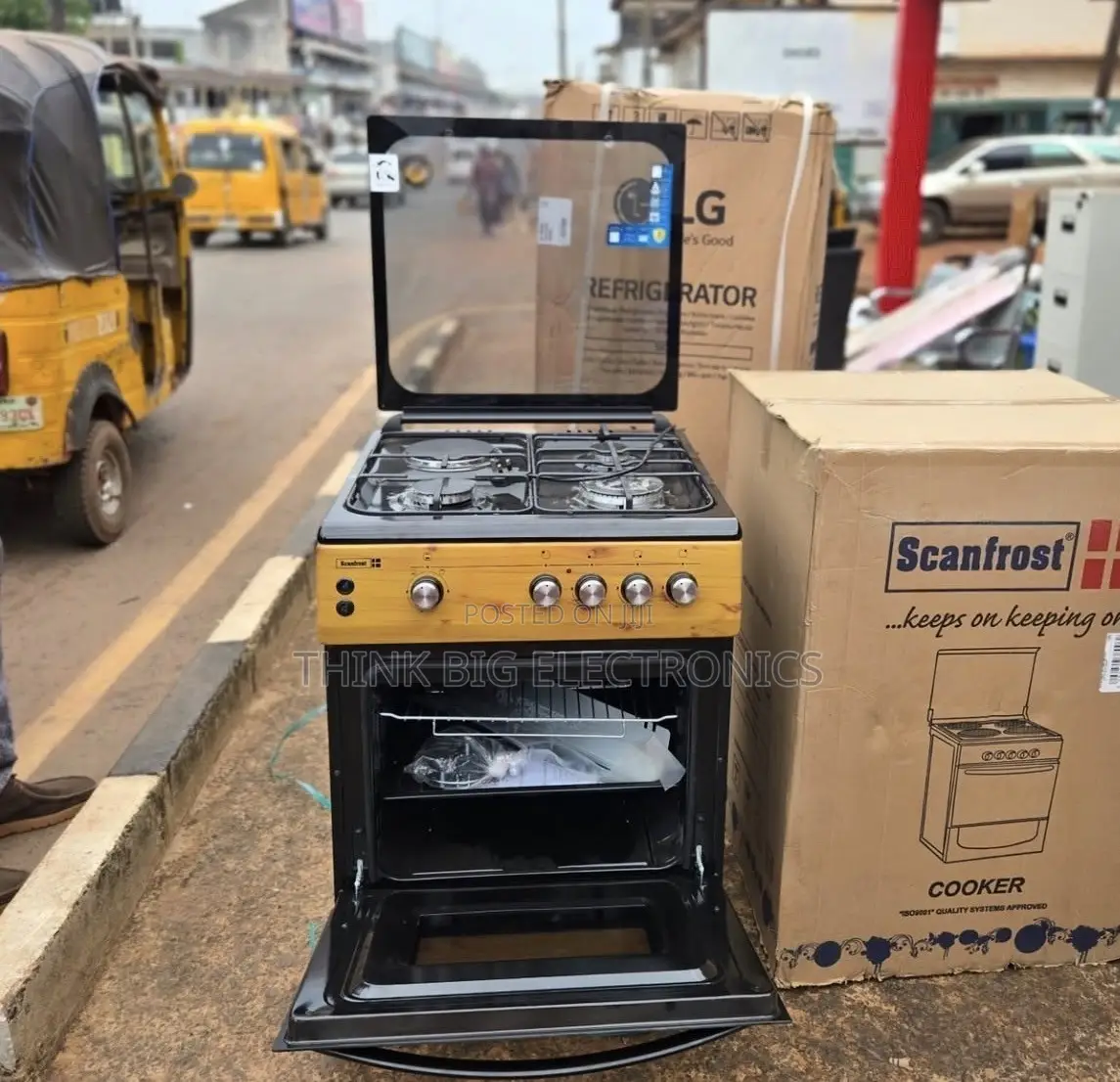 Scanfrost Standing Gas Cooker