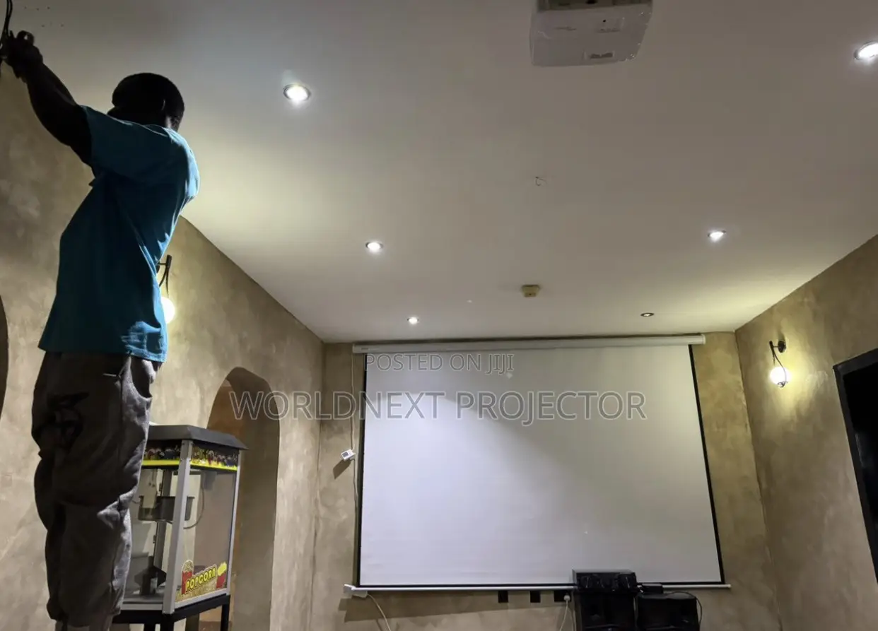 Projector Screen Available