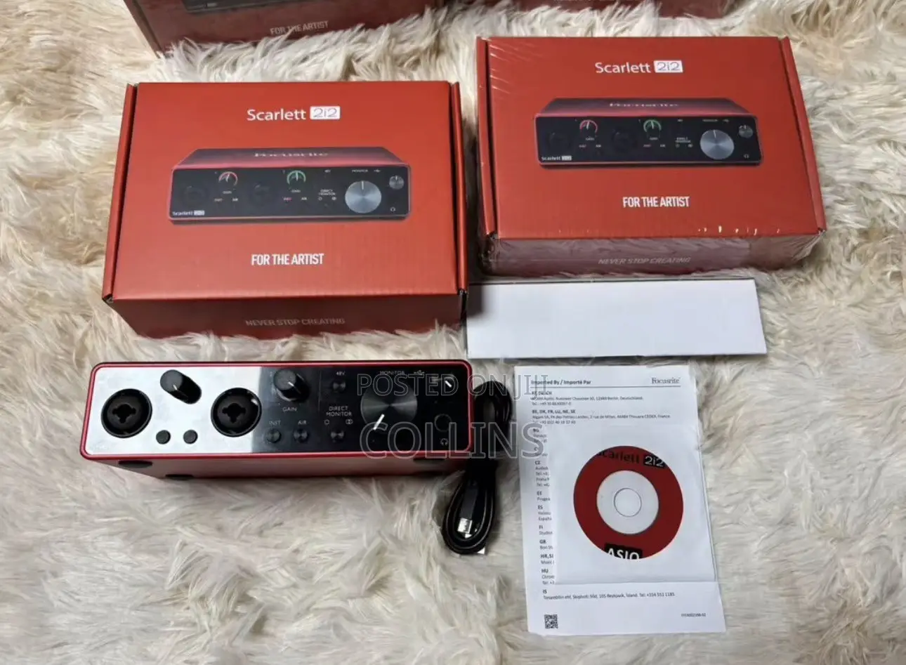 Belgium Scarlett 2i2 Sound Card