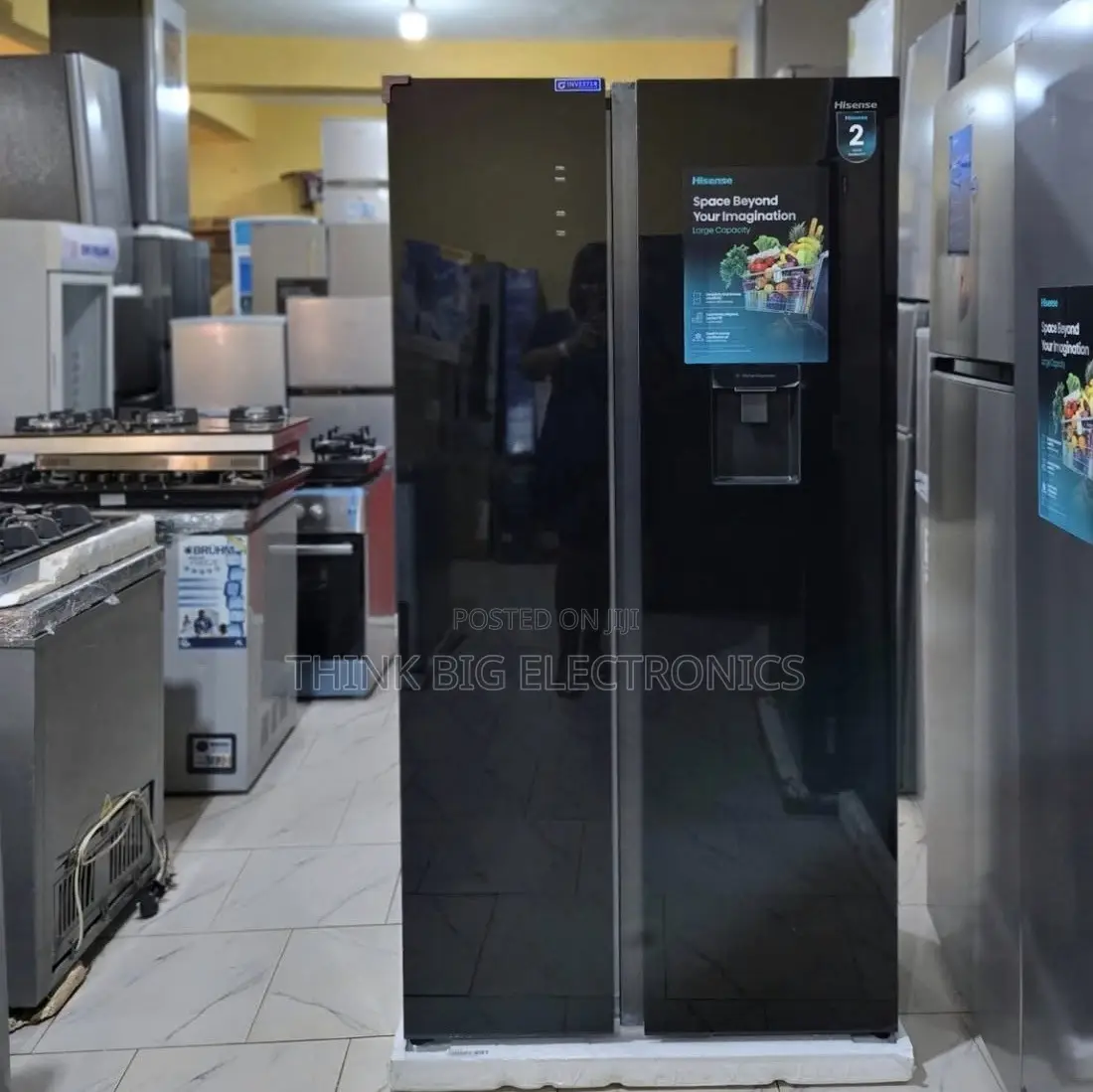 529l Hisense Inverter Side-by-Side Refrigerator