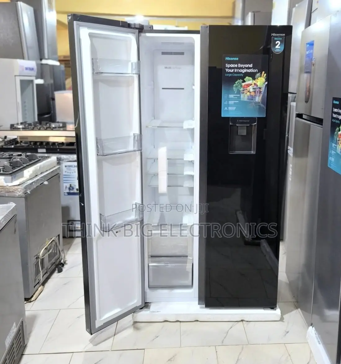 529l Hisense Inverter Side-by-Side Refrigerator