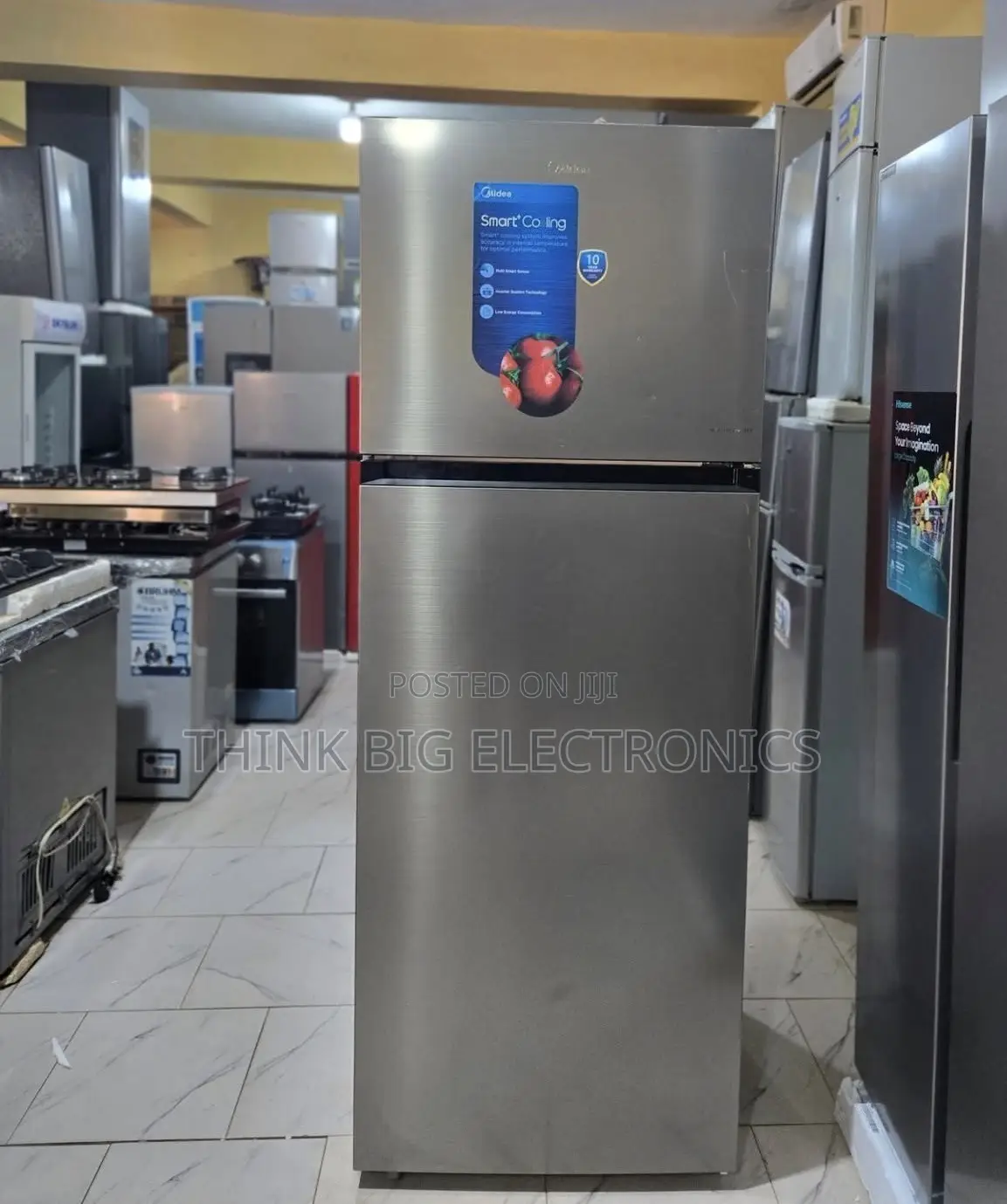 436l Midea Inverter Double Door Refrigerator
