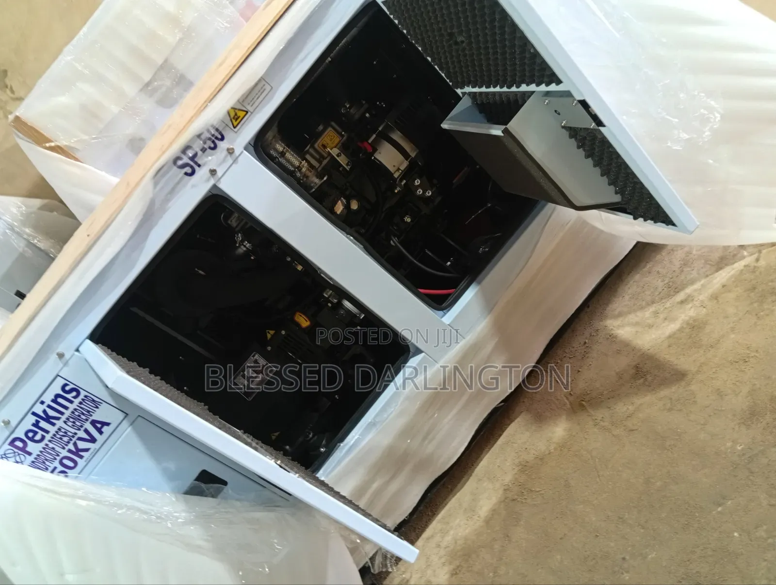 50kva Perkins Soundproof Diesel Generator 