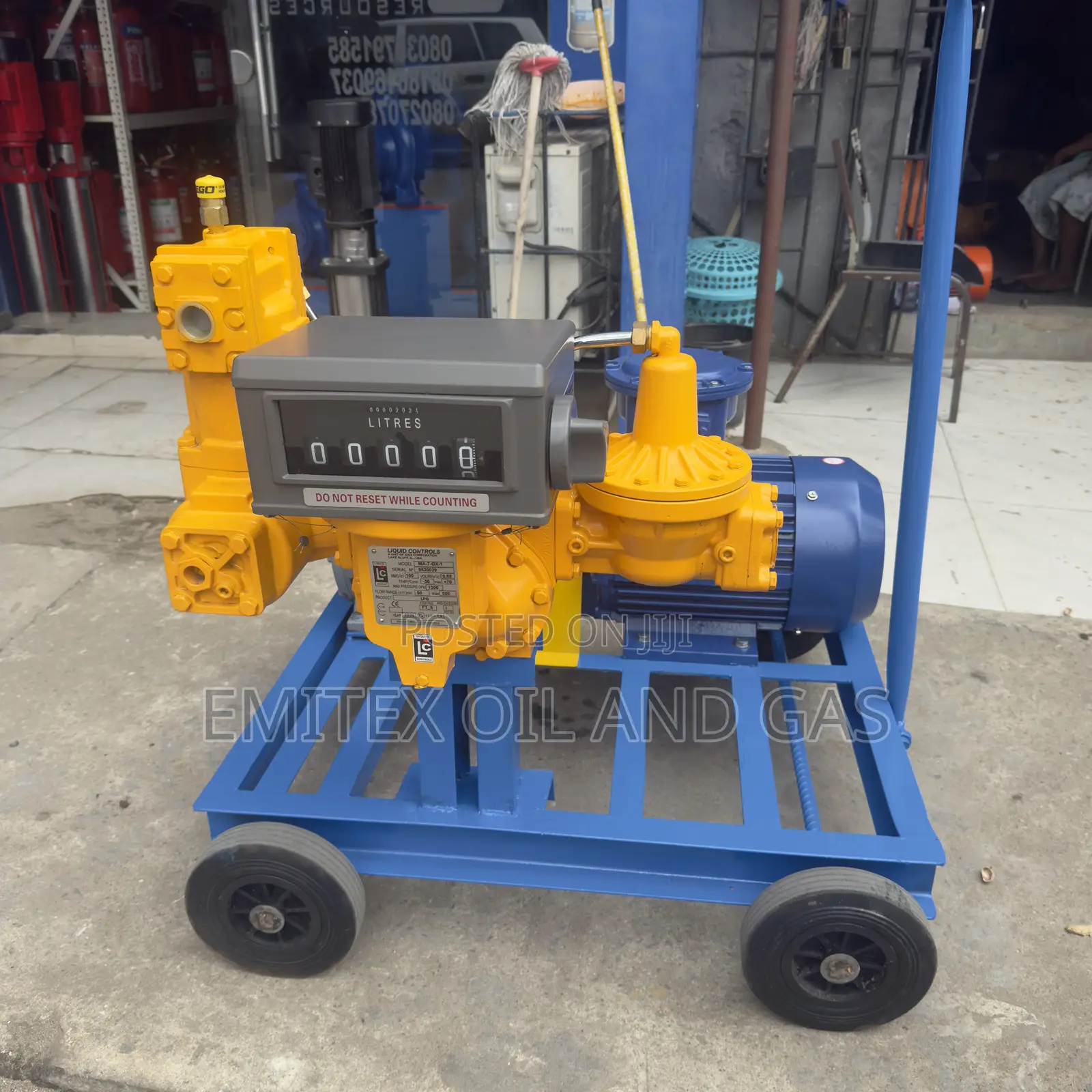 2” Liquid Control LPG Flow Meter Coupled With 2” Coker Pump