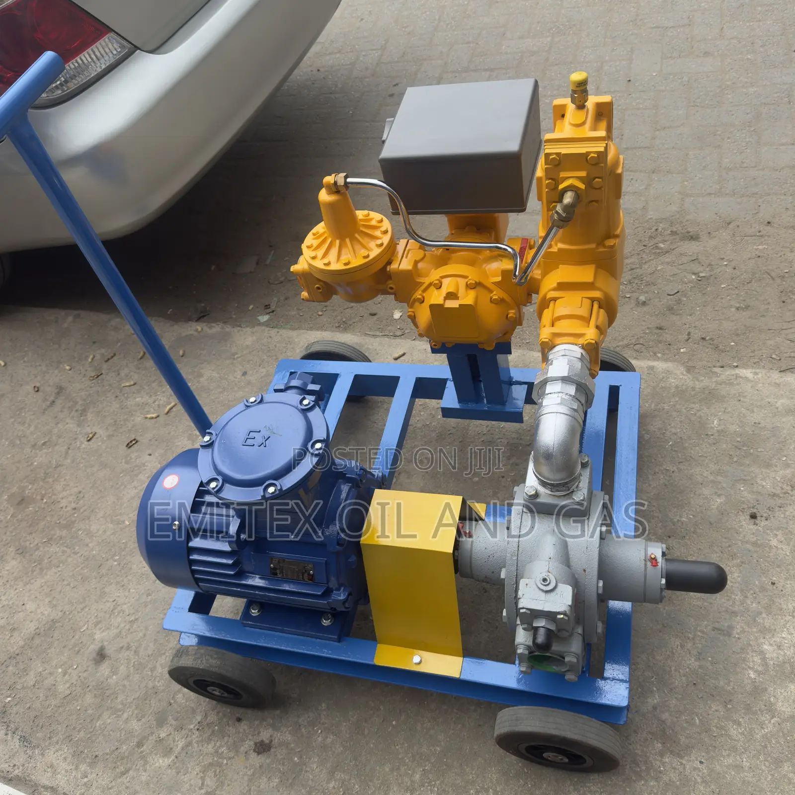 2” Liquid Control LPG Flow Meter Coupled With 2” Coker Pump