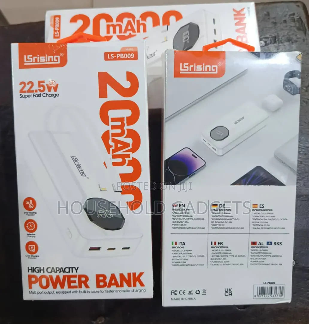 Ls-Rising 20,000mah Power Bank