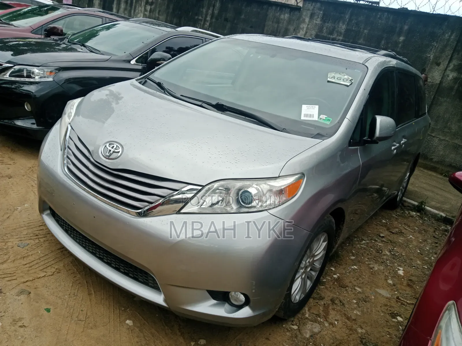 Toyota Sienna XLE 7 Passenger (3.5L 6cyl 6A) 2016 Gray