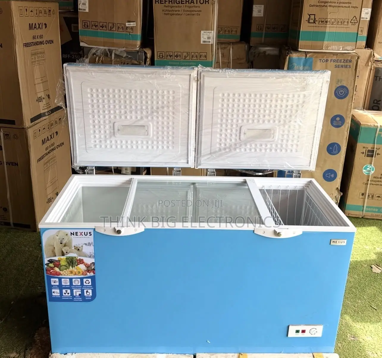 Nexus Double Door Chest Freezer