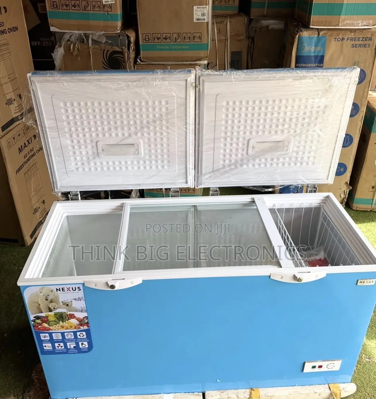 Nexus Double Door Chest Freezer