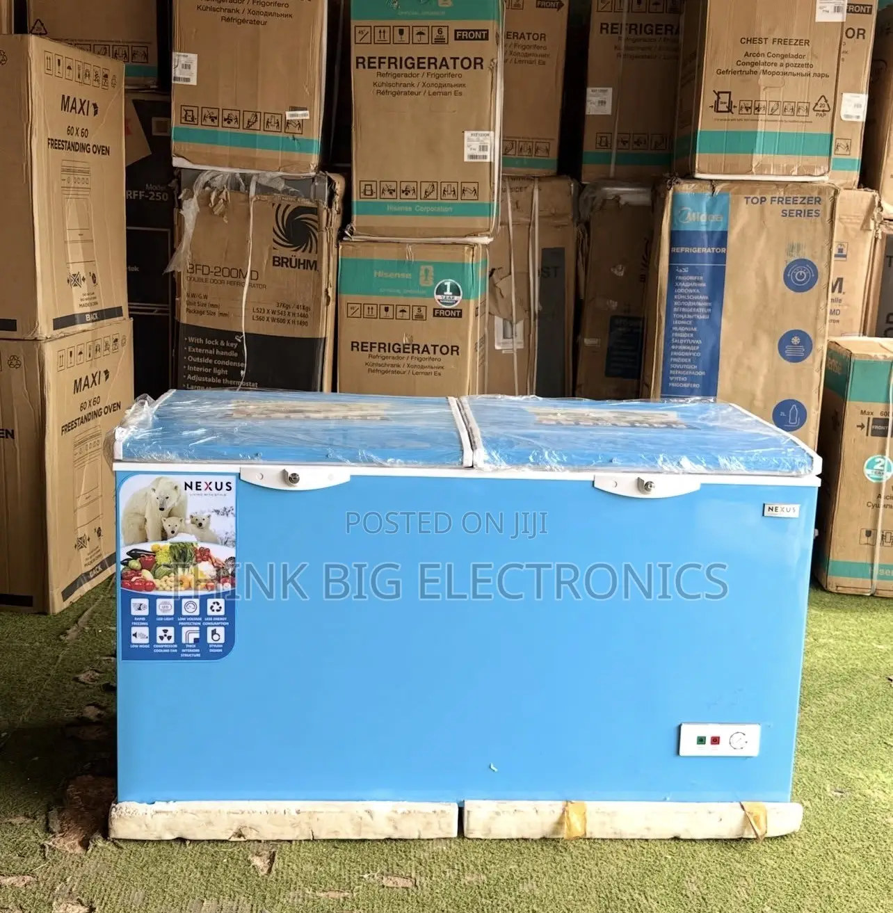 Nexus Double Door Chest Freezer