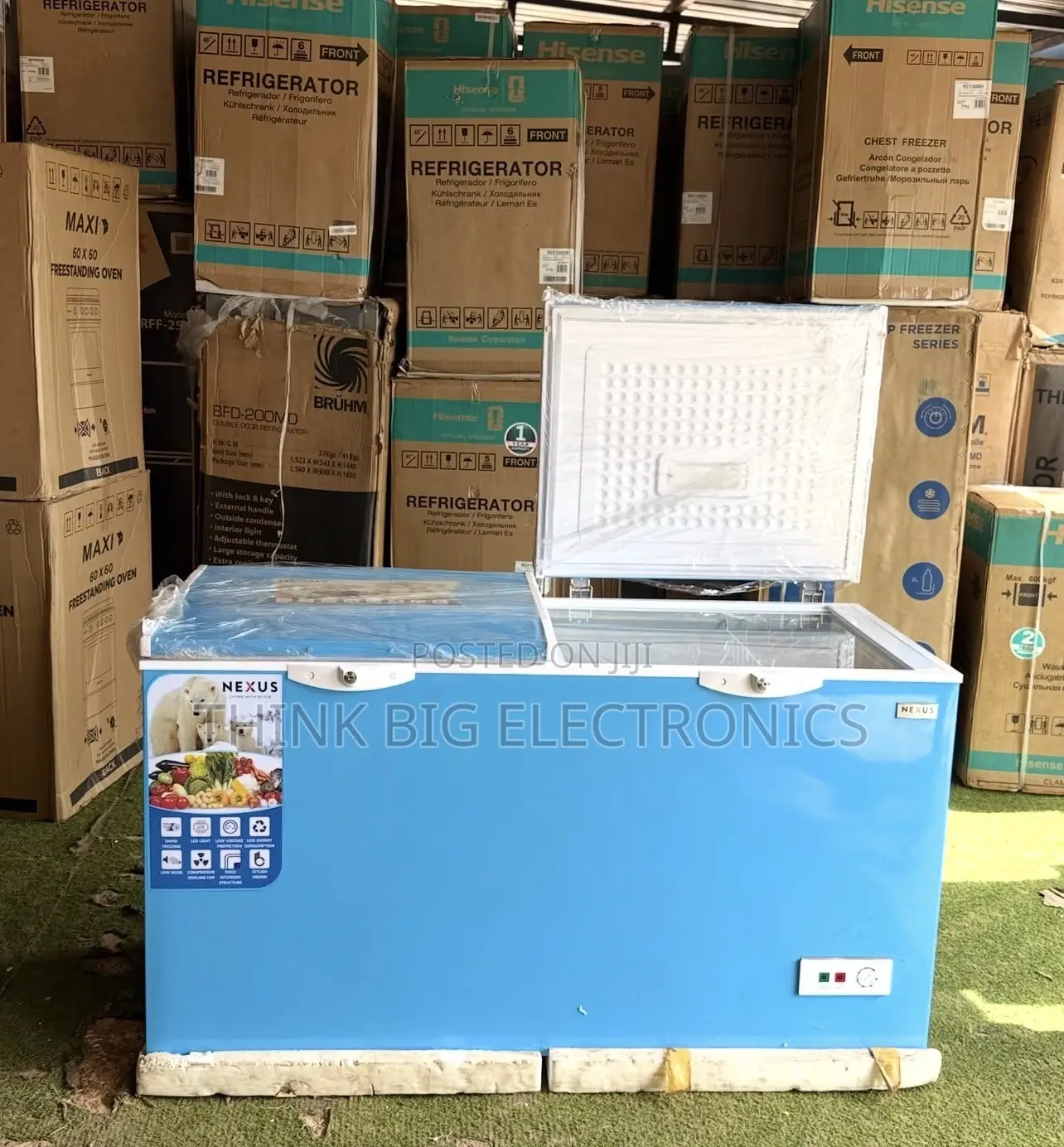 Nexus Double Door Chest Freezer