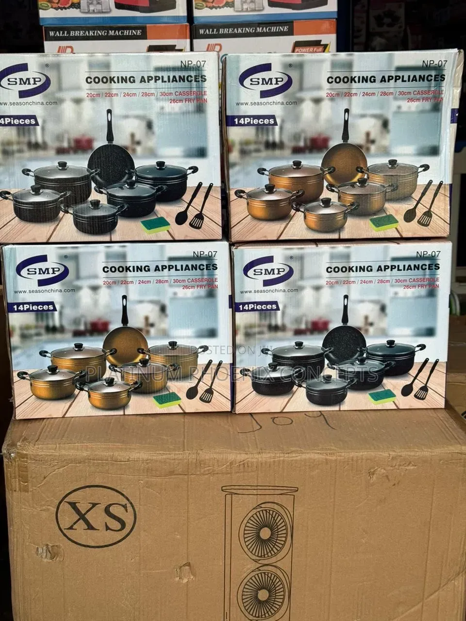 5 Set of Non Stick Pot With Frying Pan (SMP)