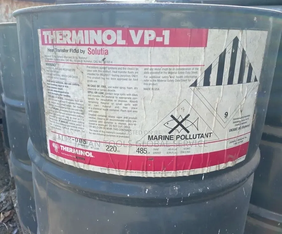 Therminol VP 1 Heat Transfer Fluid by Solutia Drum