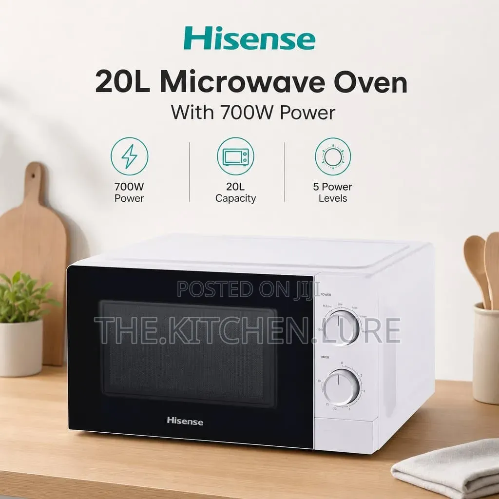 Hisense 20L Manual Microwave Oven - Brand New