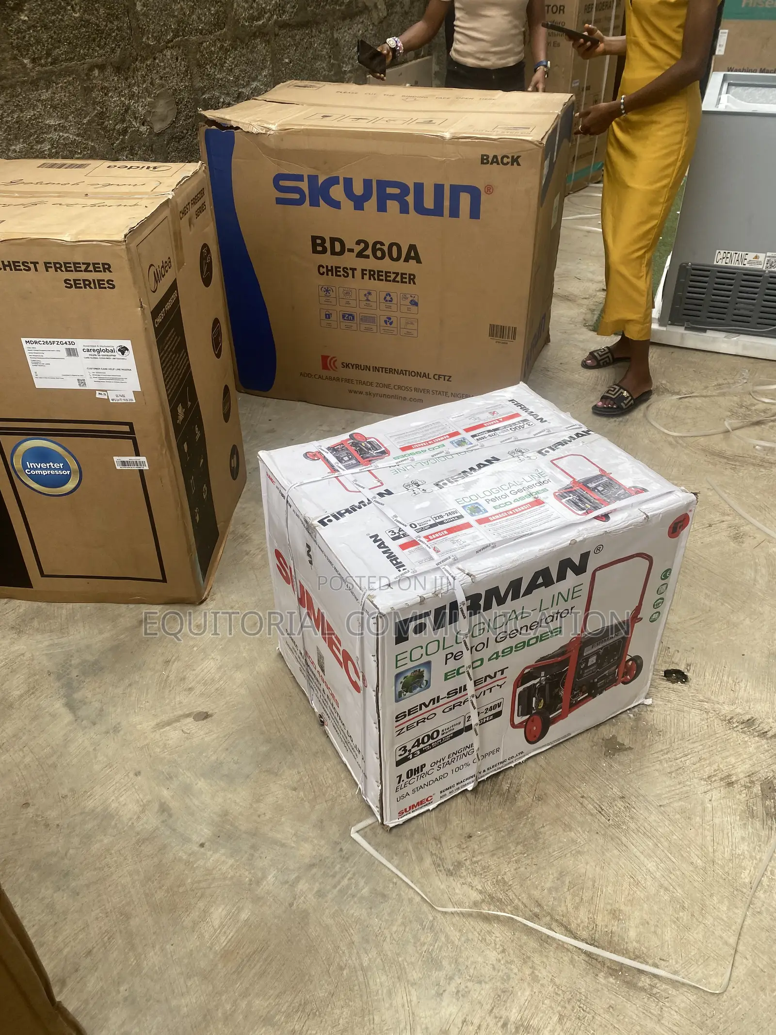 ECO 4990ES 3.4kw Firman Petrol Generator 220-240v