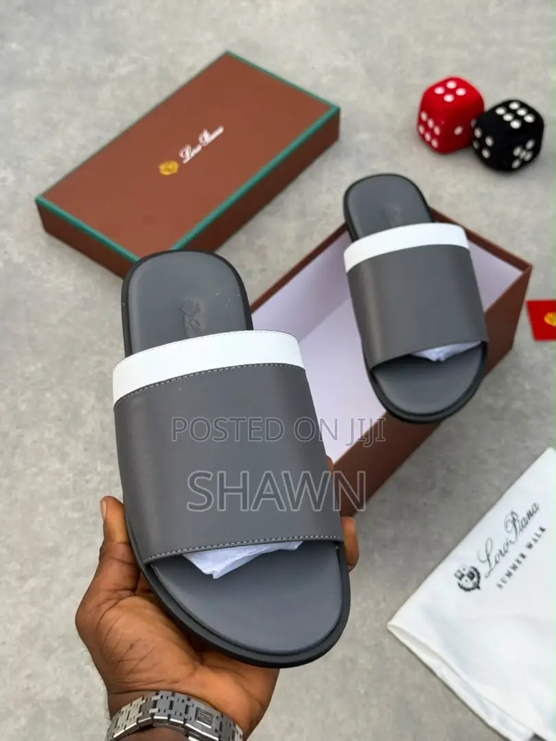 Loro Piana Leather Slippers