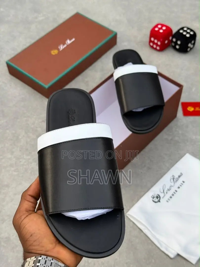 Loro Piana Leather Slippers