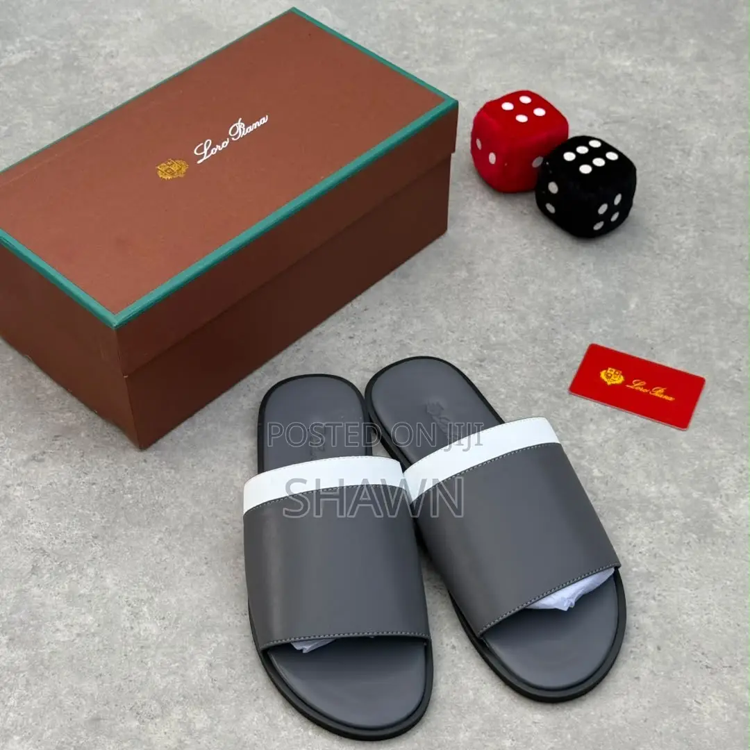 Loro Piana Leather Slippers