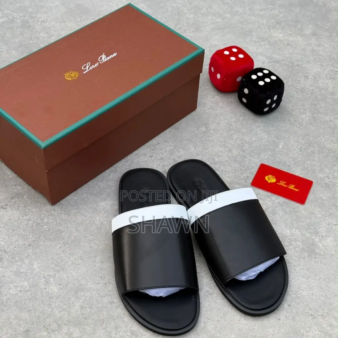 Loro Piana Leather Slippers