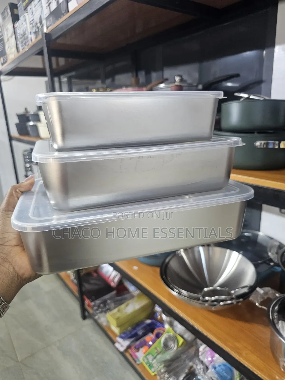 5-in-1 Stainless Steel Food Storage Container Set