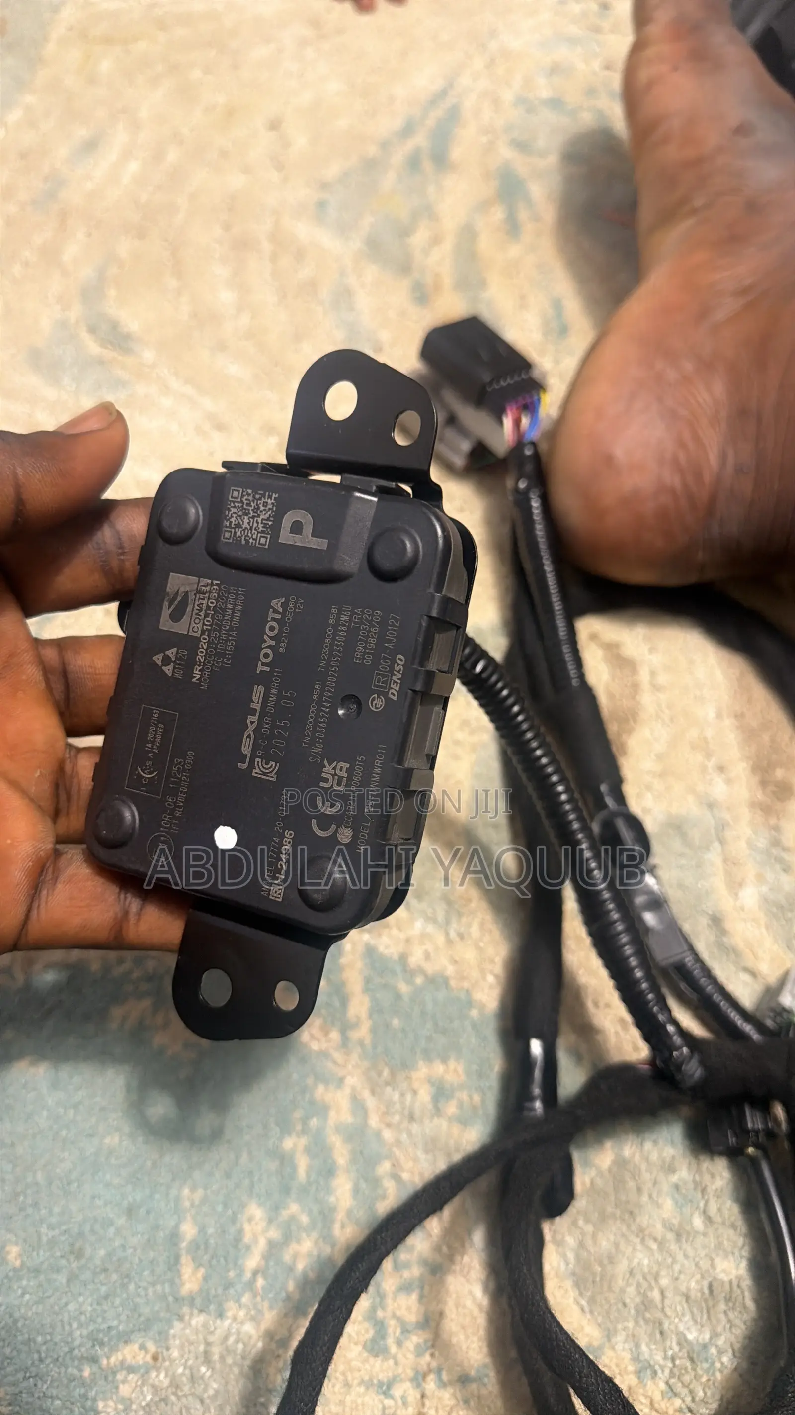 2024 2025 2026 Toyota Tacoma Complete Front Bumper Wire, Radar Sensor