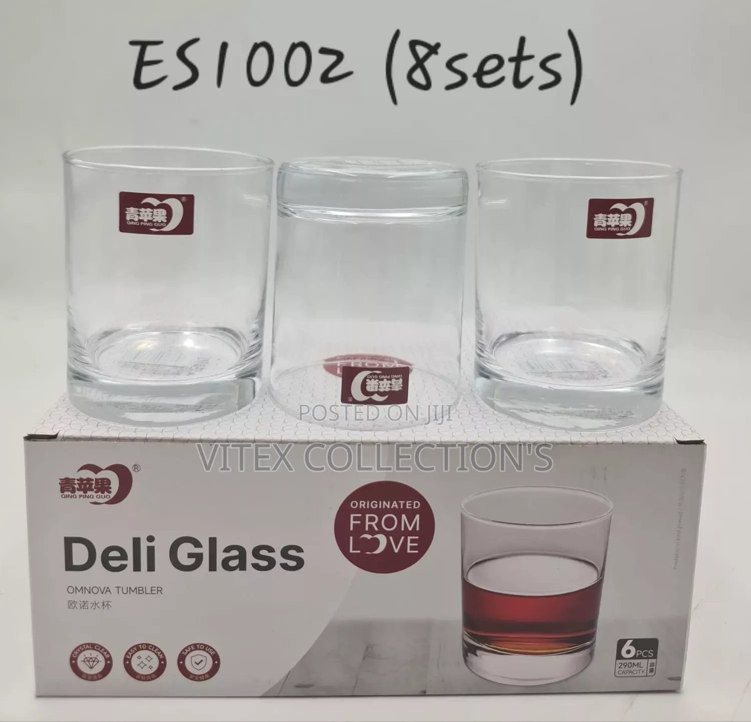6pcs Deli Short Whiskey Glass Cup
