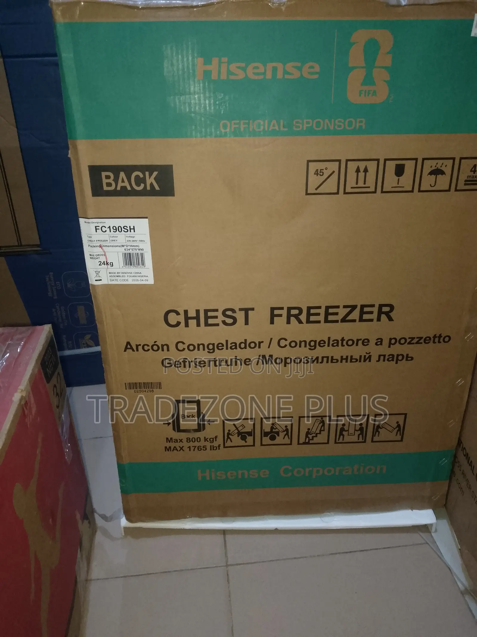 FC190SH 149L Chest Freezer – Reliable Hisense Appliance