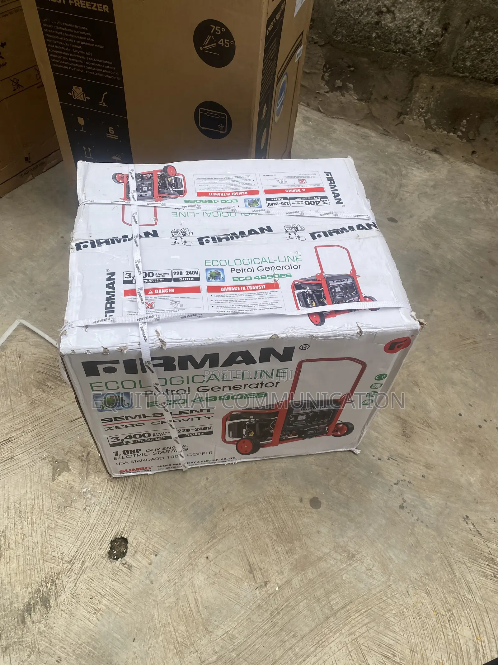 Durable 3.4KVA KEY STARTER Firman Petrol Power Unit