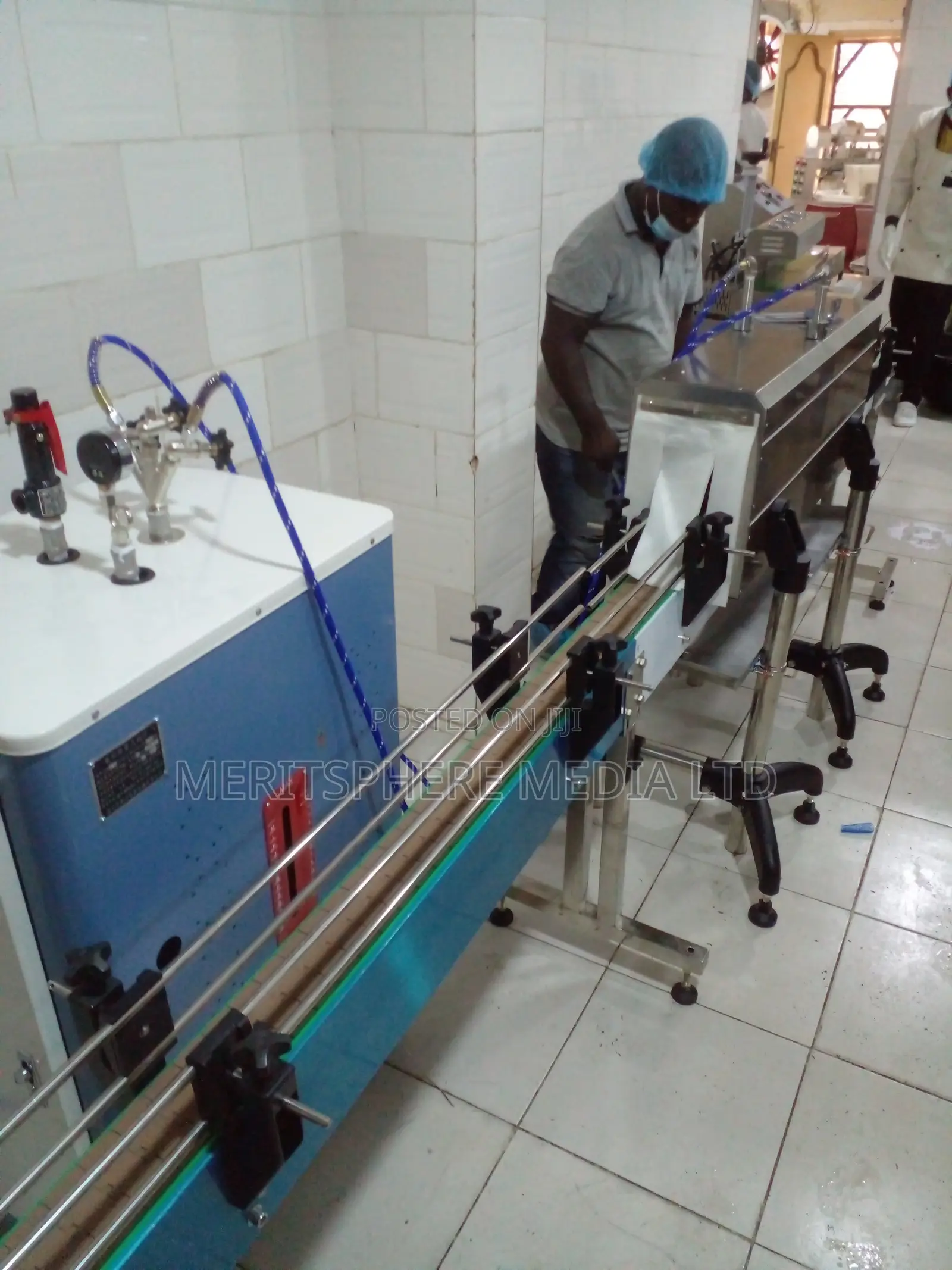 Steam Boiler With Shrink Tunnel Conveyor Set