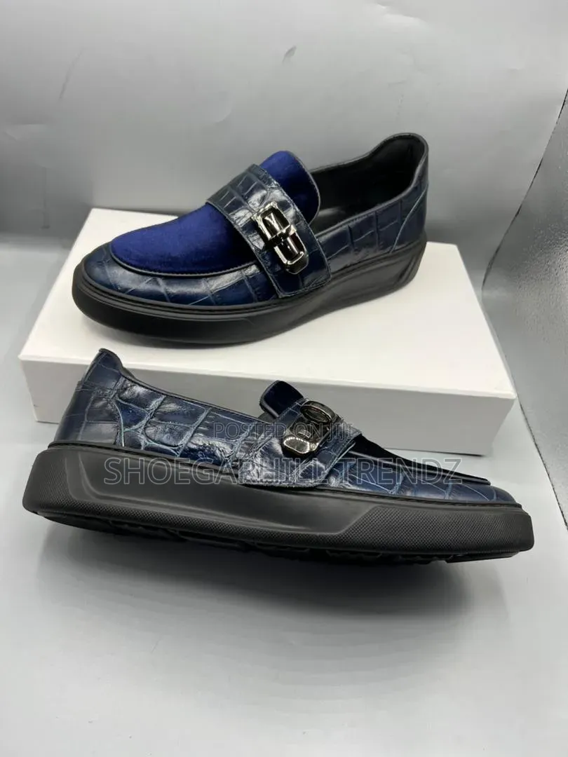 Mich Simon Skin and Suede Loafer Hybrid Shoes