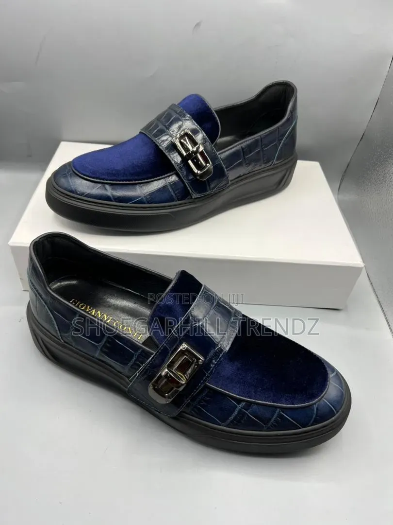 Mich Simon Skin and Suede Loafer Hybrid Shoes