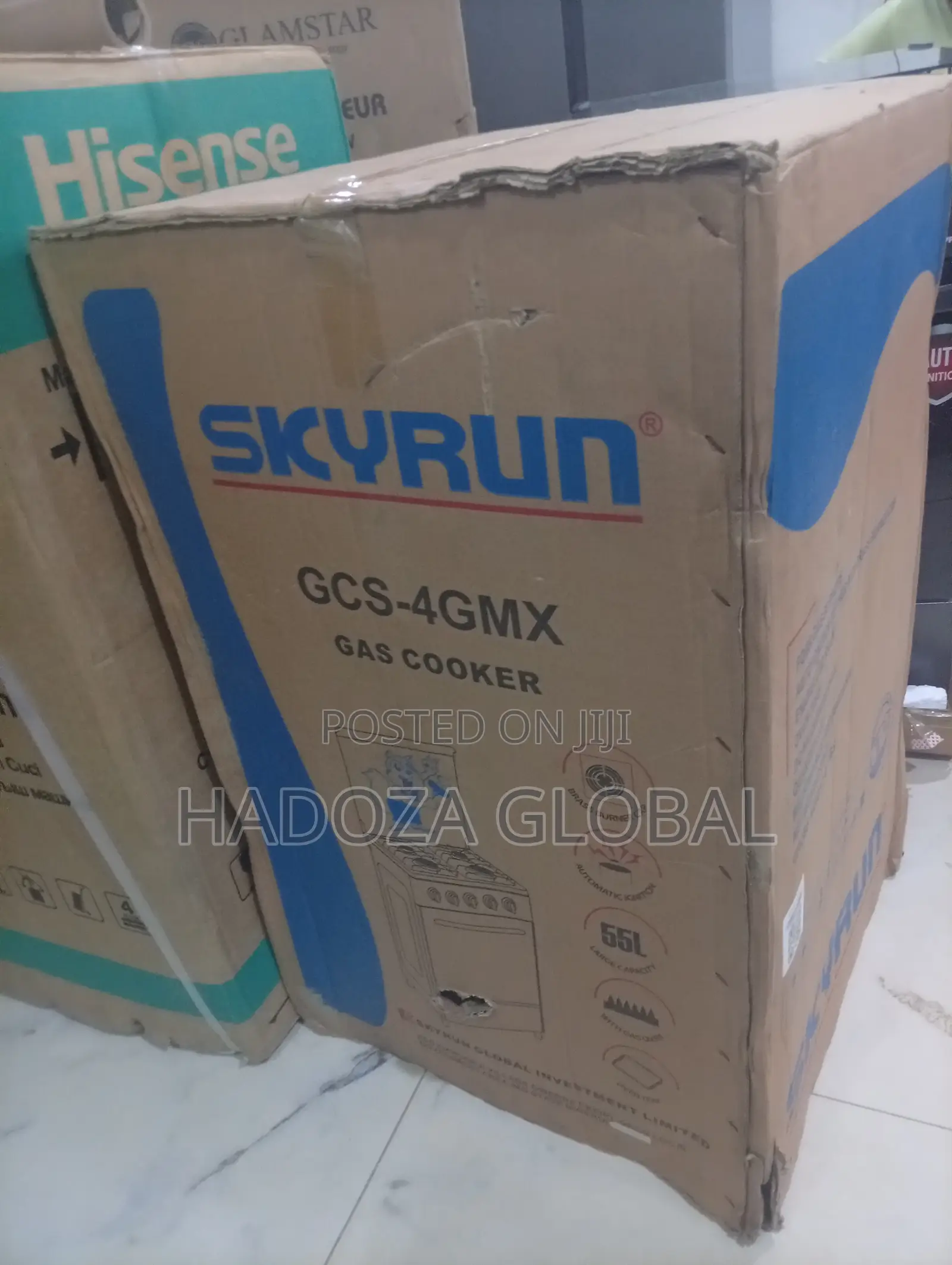 Skyrun Gas Cooker With Double Burners